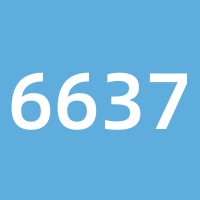 6637